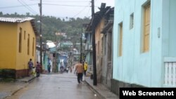 Las calles de Baracoa se inundan fácilmente tras períodos de lluvias intensas o tormentas. 