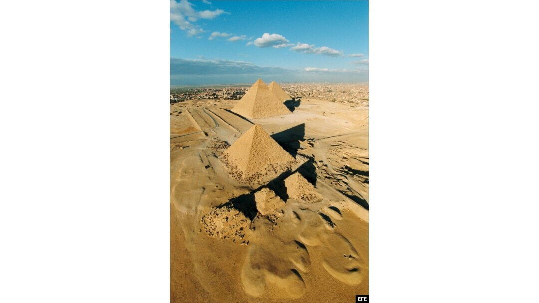 Las Pirámides de Giza en El Cairo, Egipto