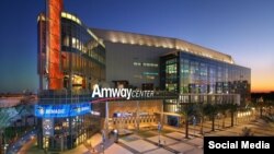 Amway Center en Orlando, donde juega el equipo Magic