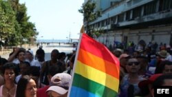 Bandera de la comunidad LGTBI.