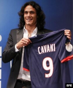 Edison Cavani. Foto Archivo.