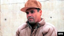 Imagen de archivo (20/01/01) del narcotraficante Joaquín Guzmán Loera, alias "El Chapo"