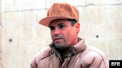 Imagen de archivo (20/01/01) del narcotraficante Joaquín Guzmán Loera, alias "El Chapo"