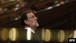 - El líder del PP y presidente del Gobierno Mariano Rajoy.