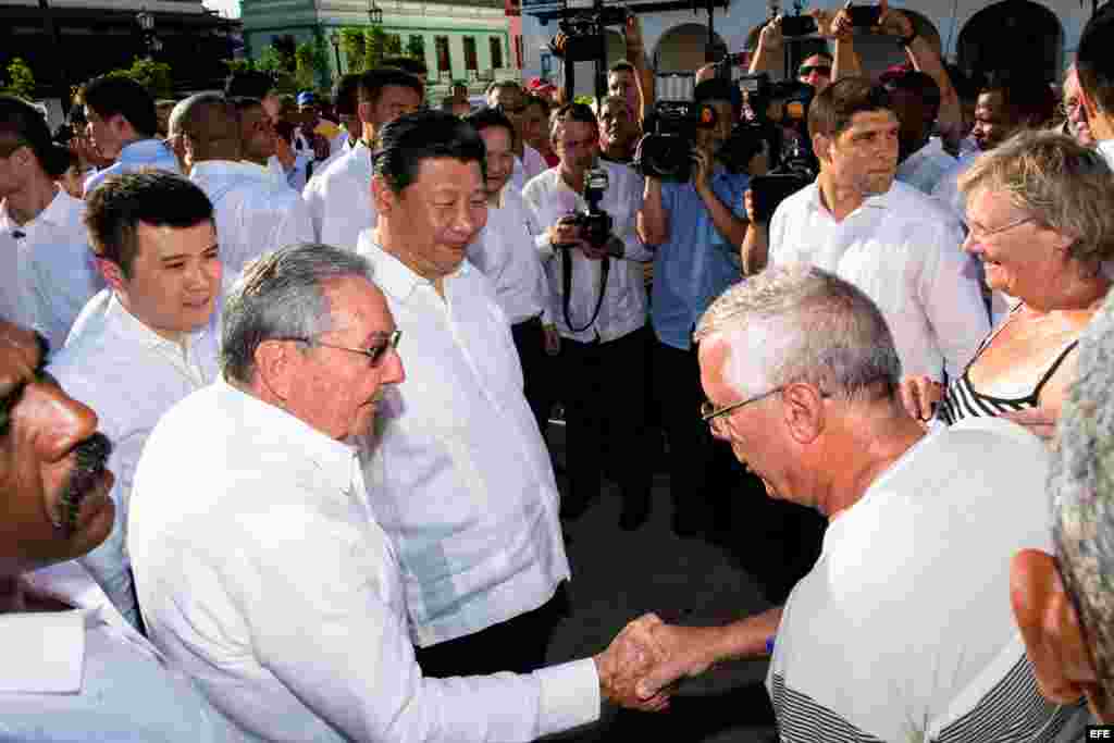 &quot;Es un placer venir a esta tierra tan linda&quot;, dijo Xi a su llegada a Santiago de Cuba.