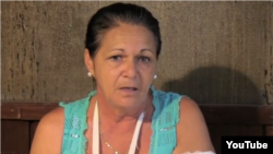 Reporta Cuba. Dama de Blanco Haidee Gallardo, víctima de agresiones en La Habana.