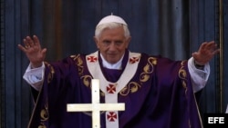 El papa Benedicto XVI oficia una misa en La Habana durante su visita en marzo de 2012.