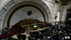 Vista general durante sesión ordinaria del parlamento de Venezuela. (Archivo)