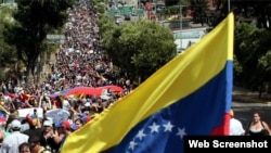Marchas opositores Venezuela