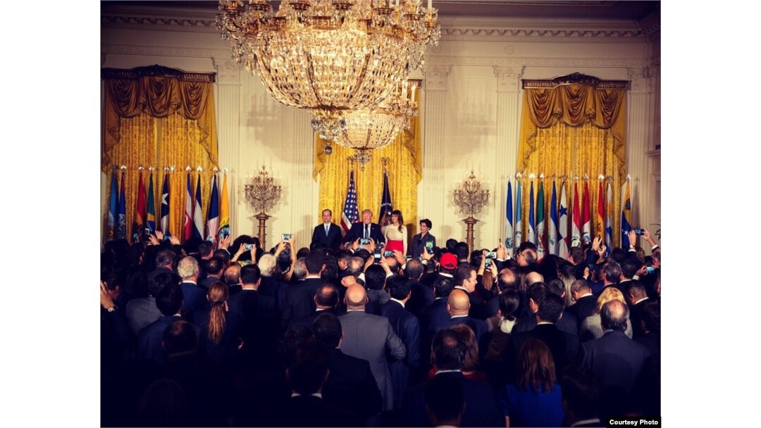 Donald Trump celebra el Mes de la Herencia Hispana en la Casa Blanca