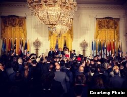 Donald Trump celebra el Mes de la Herencia Hispana en la Casa Blanca