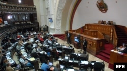 Vista general de los legisladores en La Asamblea Nacional de Venezuela