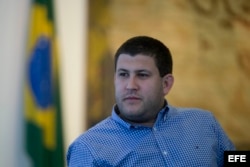 El exalcalde venezolano David Smolansky cuando huyó a Brasil. (Archivo)