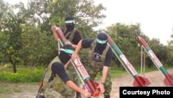 Cohetes Quassam de Hamas.