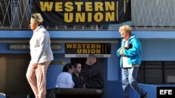 Oficina de Western Union en La Habana. Archivo.