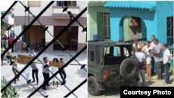 Arrestos Damas de Blanco en La Habana y Matanzas en el mes de Agosto. Foto Angel Moya e Iván Hernández Carrillo.
