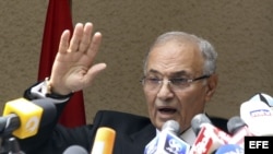 El general retirado y candidato presidencial egipcio Ahmed Shakif