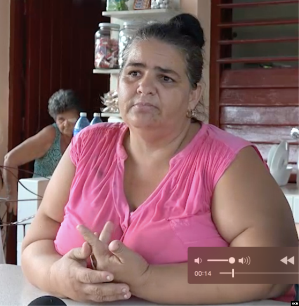 Olga Lidia Alemán Aguila, vecina del barrio de Santa Clara donde creció José Fernández.