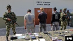 El ejército captura a cuatro guerrilleros del ELN relacionados con secuestros en una zona minera del norte de Colombia. Archivo.