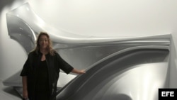 La arquitecta Zaha Hadid.