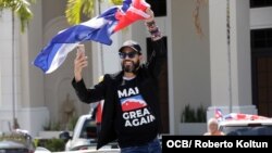 Caravana por la Libertad y la Democracia en Cuba organizada por Otaola en febrero pasado. (Foto: Roberto Koltun)
