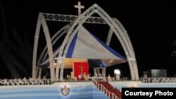 El altar donde celebró misa Benedicto XVI será el punto de partida de un nuevo templo en Santiago de Cuba.
