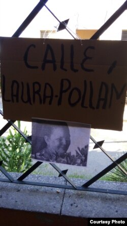 Nombran calle Laura Pollán, en homenaje a la fallecida líder.