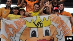 ARCHIVO. Seguidores del Villa Clara apoyan a su equipo.