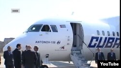 El primer An-158 arrendado por Cuba fue entregado en abril del 2013