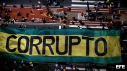 Manifestaciones en Brasil piden al Supremo rechazar recurso de defensa de Lula.