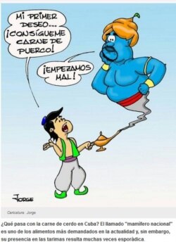 La caricatura de Cubadebate que indignó a los lectores.