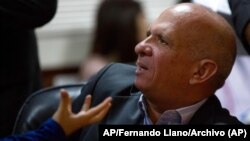 Hugo 'el Pollo' Carvajal en una imagen de archivo durante una comparecencia en la Asamblea Nacional de Venezuela, en Caracas, el 20 de enero de 2016. Foto: AP/Fernando Llano/Archivo.