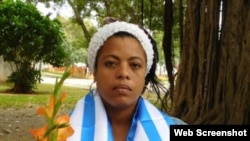 Severamente golpeada: la Dama de Blanco y activista de UNPACU Yaquelín Heredia Morales.