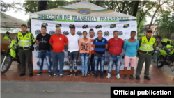 Cubanos detenidos en Cúcuta, Colombia. MECUC 