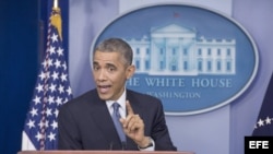 Barack Obama ofreció una conferencia de prensa sobre el restablecimiento de las relaciones con Cuba