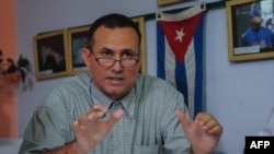 El líder de UNPACU, José Daniel Ferrer. (Yamil Lage/AFP)