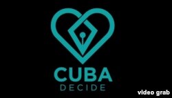 Logo de la campaña "Cuba Decide".