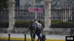 Medidas seguridad alrededor del Palacio del Segundo Cabo