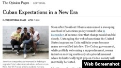 NYT: La nueva política de Obama ha hecho renacer las esperanzas de los cubanos.