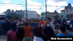 Protesa Santa Clara Tomado de You Tube Yoel Bravo