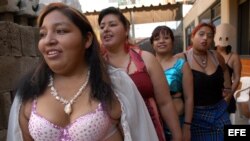 Trabajadoras sexuales en México.