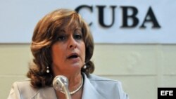 Ministra de Justicia, María Esther Reus. (Cuba).