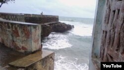 El mar de Baracoa según el lente de Facebook de Radio Baracoa.