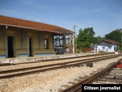 Reporta Cuba. Estación de trenes de Madruga. Foto: Jotache Feria.