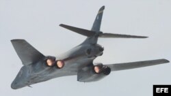 Avión bombardero estadounidense B-1 
