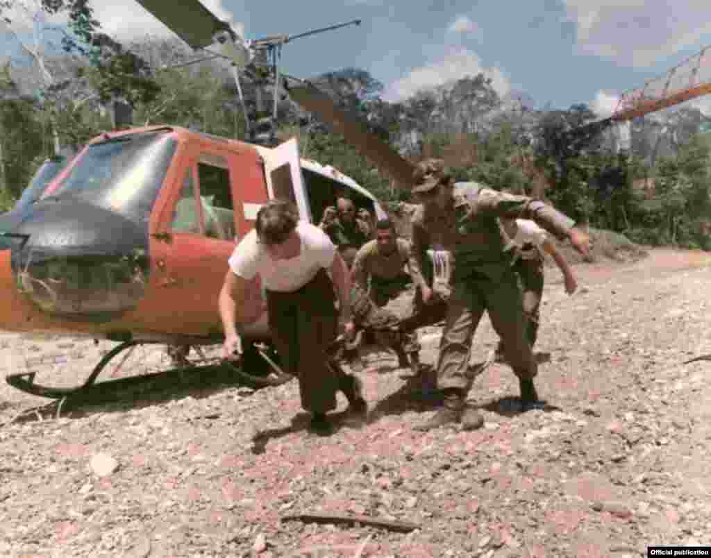 La Compañía Médica 601 junto a la Guardia Nacional en Panama (1974). Tomado del sitio del Comando Sur.
