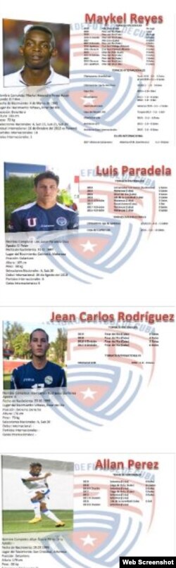 El Nuevo Blog del Fútbol cubano ubica a Paradela entre los delanteros del Equipo Cuba.