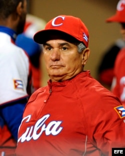 El entrenador cubano Hirginio Vélez