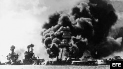 Ataque en Pearl Harbor, el 7 de diciembre de 1941.