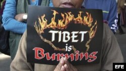 Protestas de tibetanos en la India 